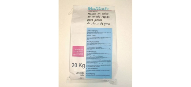 Masilla Multimix en polvo secado r